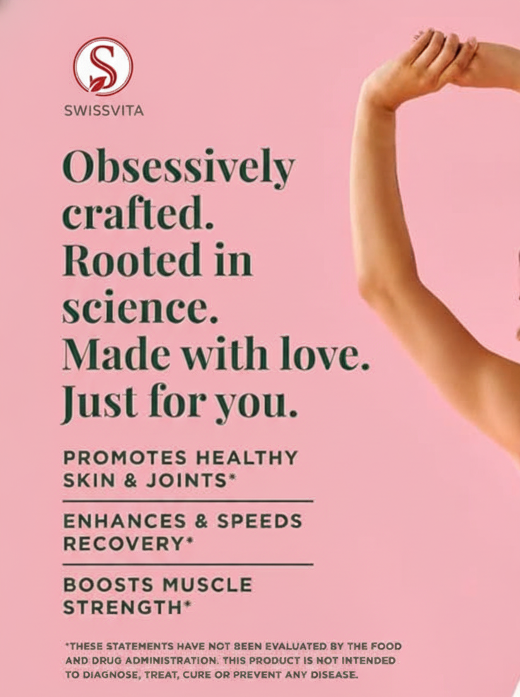 SwissVita Creatine & Collagen Stick Pads
