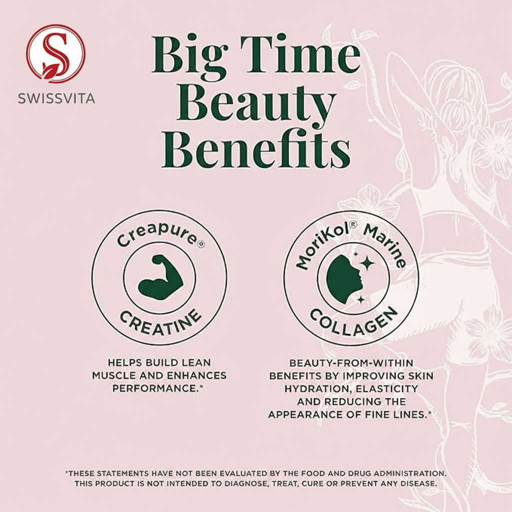SwissVita Creatine & Collagen Stick Pads